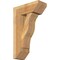 Ekena Millwork Funston Slat Rough Sawn Bracket w/ Offset Brace, Western Red Cedar, 8"W x 20"D x 32"H BKT0806X20X32FST06RWR - alternate 1